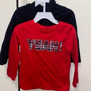 ❤️🖤 2 long sleeved shirts for the price of 1 🖤❤️